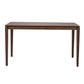 Space Savers - Rectangular Leg Table - Walnut / Brown