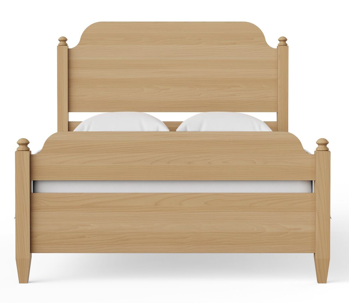 Pure Maple - King Poster Footboard - Natural Maple