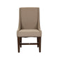 Armand - Upholstered Side Chair - Antique Brownstone