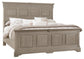 Heritage - Queen Mansion Bed Footboard - Graystone