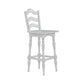 Magnolia Manor - Ladderback Swivel Bar Stool - Antique White