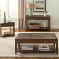 Mitchell - 3 Piece Table Set (1 Cocktail 2 End Tables) - Nutmeg