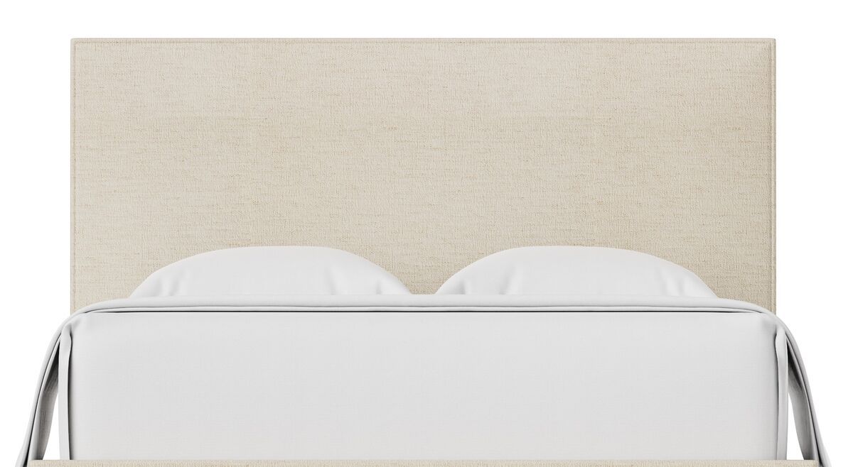 Choices - Amelia King Upholstered Headboard - Ivory Cream