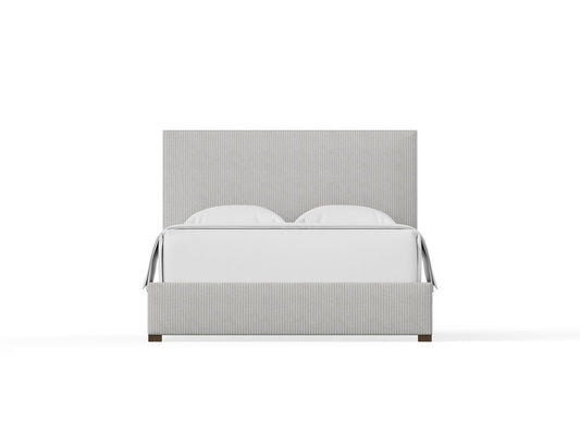 Choices - King / Queen Upholstered Rails - Grey Stripe