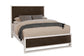 Lodge & Loft - Queen Upholstered Footboard - Sedona Brown / Soft White