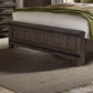 Thornwood Hills - King Panel Footboard - Rock Beaten Brown