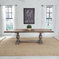River Place - Trestle Table Top - Riverstone Gray & Tobacco