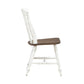 Al Fresco - Slat Back Side Chair - Graphite & Whitestone