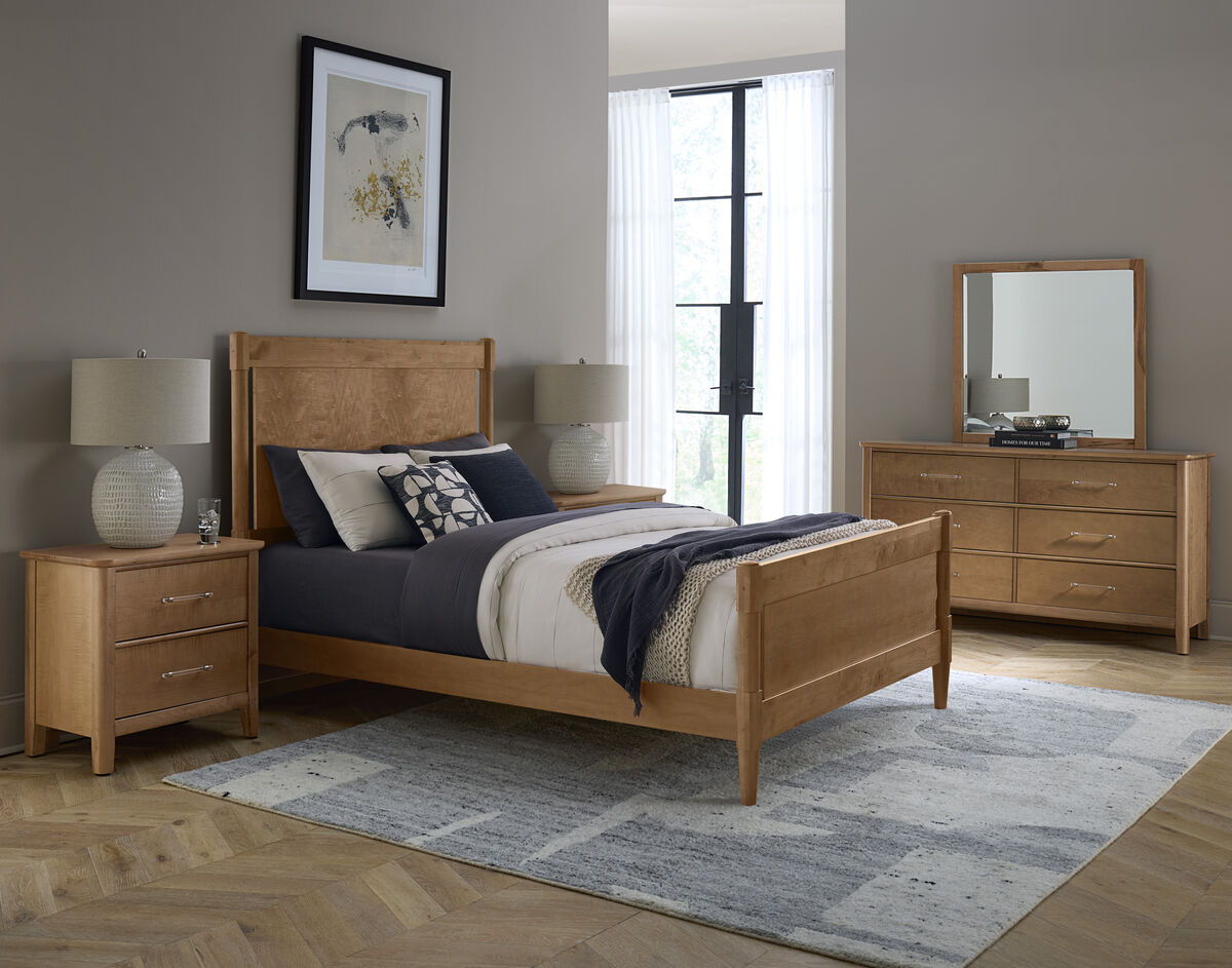 Nordhaven - King Poster Headboard - Clear Maple