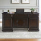 Brayton Manor - Jr Executive Desk Top - Cognac
