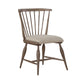 Americana Farmhouse - Upholstered Seat Windsor Chair - Dusty Taupe