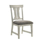Hallendale - Splat Back Side Chair - Gravel Wash