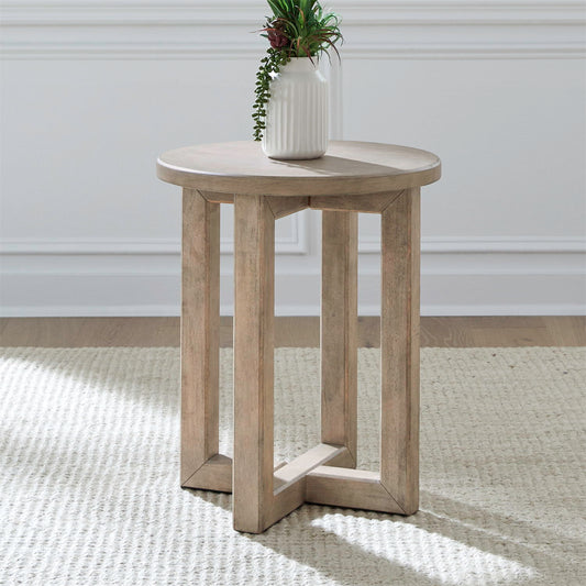 Proximity Place - Chairside Table - Barley Buff