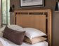 Lodge & Loft - Queen Floating Panel Headboard - Blond Oak