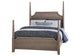 Tide & Timber - Queen Pencil Post Footboard - Gray Oak