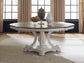 Magnolia Manor - Round Table - Antique White