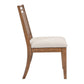 Shaker Lakes - Panel Back Side Chair - Harvest Brown