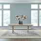 Brentwood - Double Pedestal Table - Sandstone