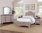 Bungalow - Arched Headboard - Dover Gray Two Tone