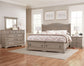 Heritage - King Sleigh Bed Headboard - Graystone