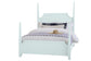 Tide & Timber - Queen Pencil Post Headboard - Blue Maple