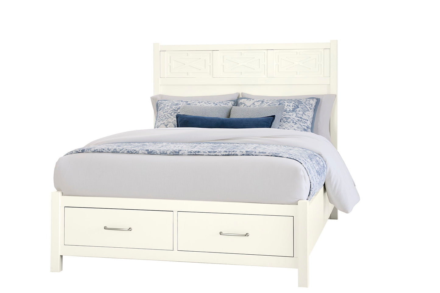 Tide & Timber - Queen Storage Footboard - Soft White Maple