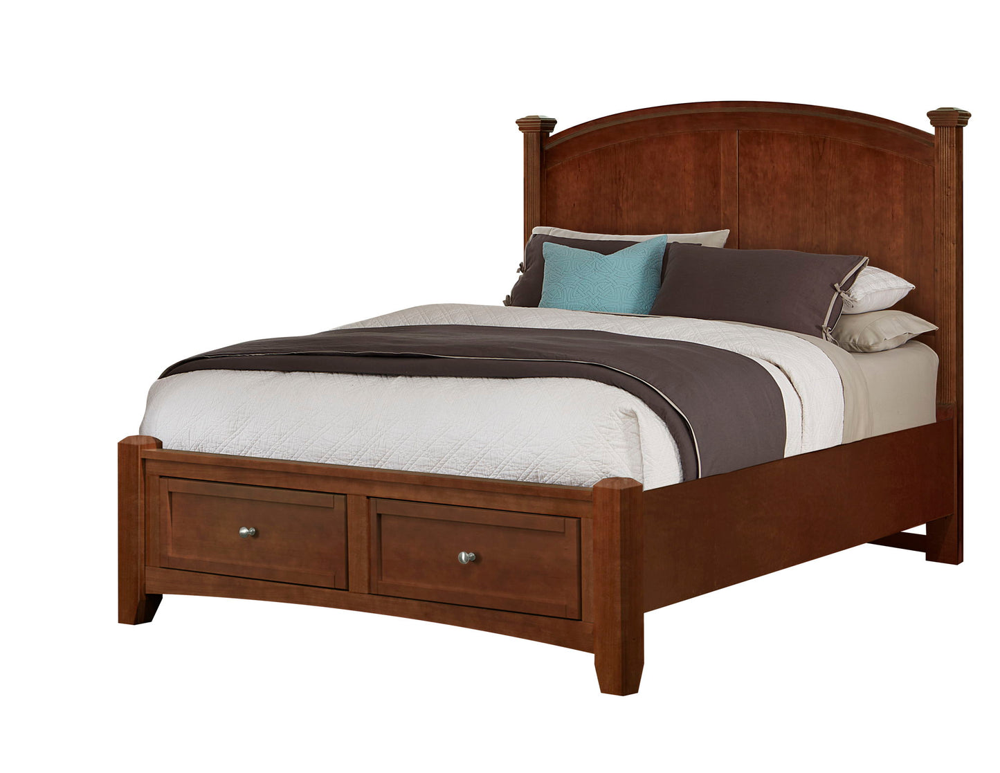 Bonanza - King Poster Headboard - Cherry