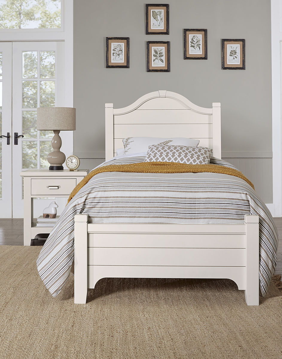 Bungalow - Twin Arched Headboard - Lattice / Soft White