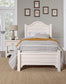 Bungalow - Twin Arched Headboard - Lattice / Soft White