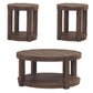 Broadmore - Optional 3 Piece Set - Cobblestone Brown