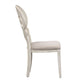 Farmhouse Reimagined - Splat Back Side Chair - Antique White / Chestnut Tops