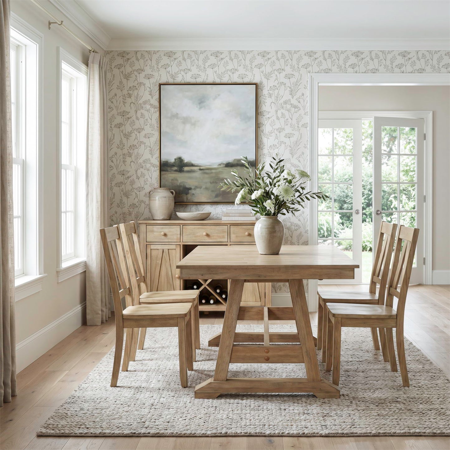 Lindsey Farm - Trestle Table Set