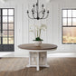 River Place - Pedestal Table - Riverstone White & Tobacco