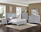 Bonanza - Ocean Blue Upholstered Bed With Mansion Footboard
