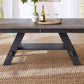 Lawson - Pedestal Table Base - Slate / Weathered Gray