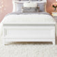 Reflections - Twin Panel Footboard - Pearl White