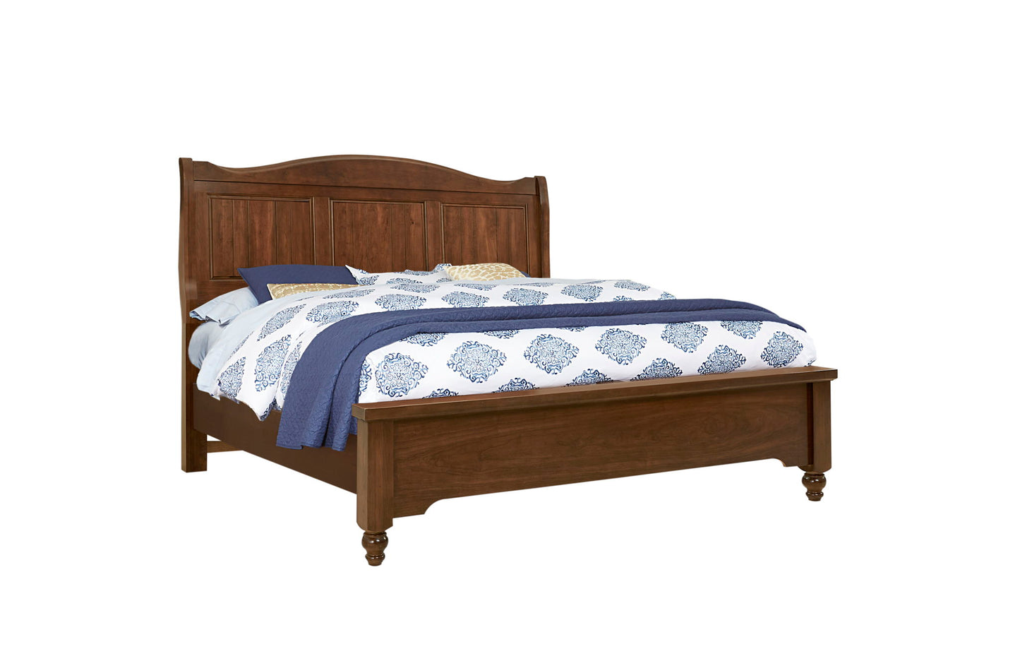 Heritage - Queen Sleigh Bed Footboard - Amish Cherry