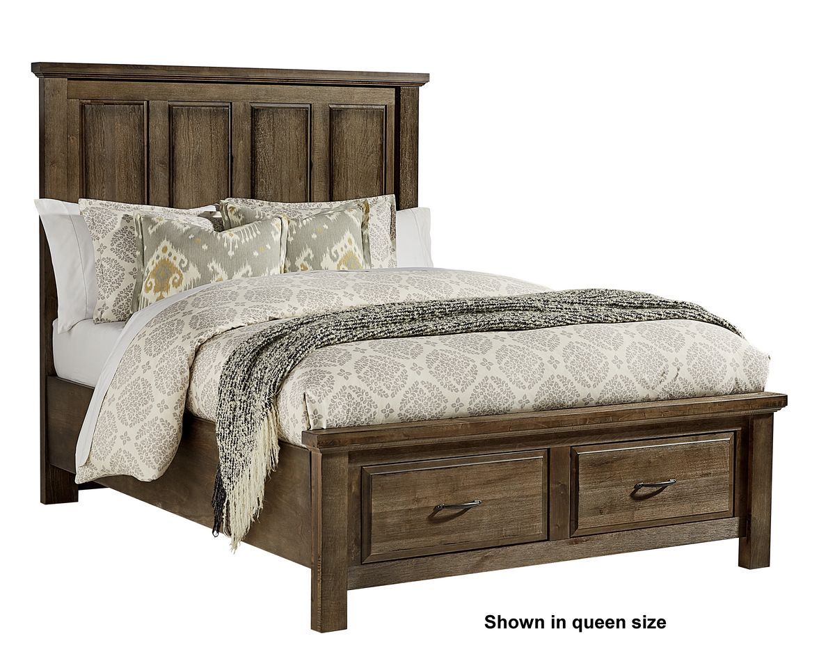 Maple Road - King Manison Bed Headboard - Maple Syrup