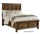Maple Road - Queen Mansion Bed Headboard - Maple Syrup