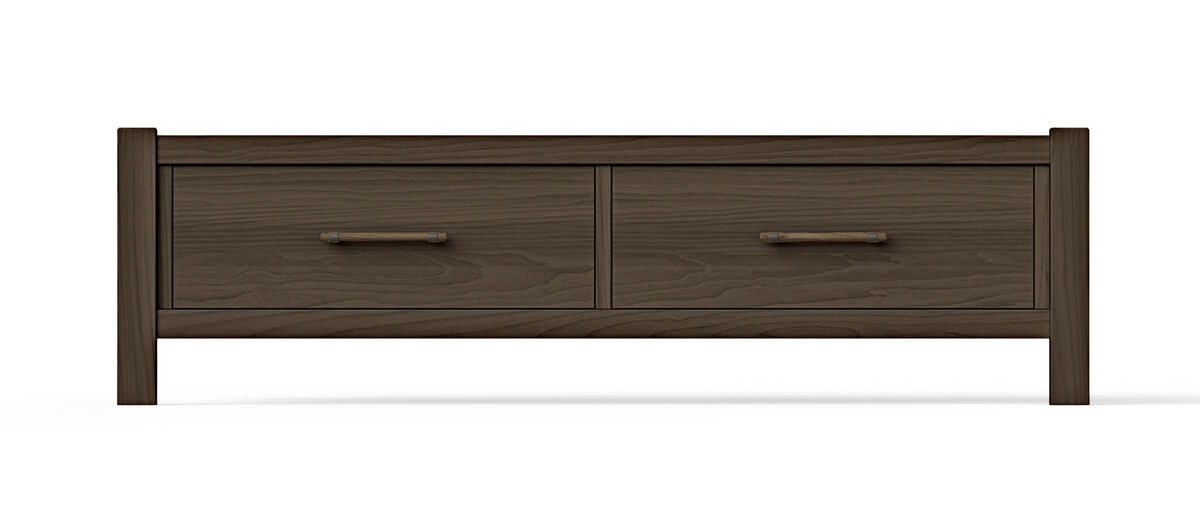 Pure Maple - King Storage Footboard 6/6 - Maple Syrup