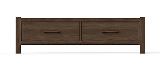Pure Maple - Queen Storage Footboard 5/0 - Maple Syrup