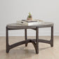 Cascade - Oval Cocktail Table - Wirebrush Rustic Brown