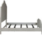 Farmhouse Reimagined - Panel Bed Rails - Antique White / Chestnut Tops