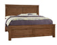 Cool Rustic - Queen Mansion Bed Footboard - Amber