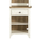 Farmhouse Reimagined - Right Pier Base - Antique White / Chestnut Tops