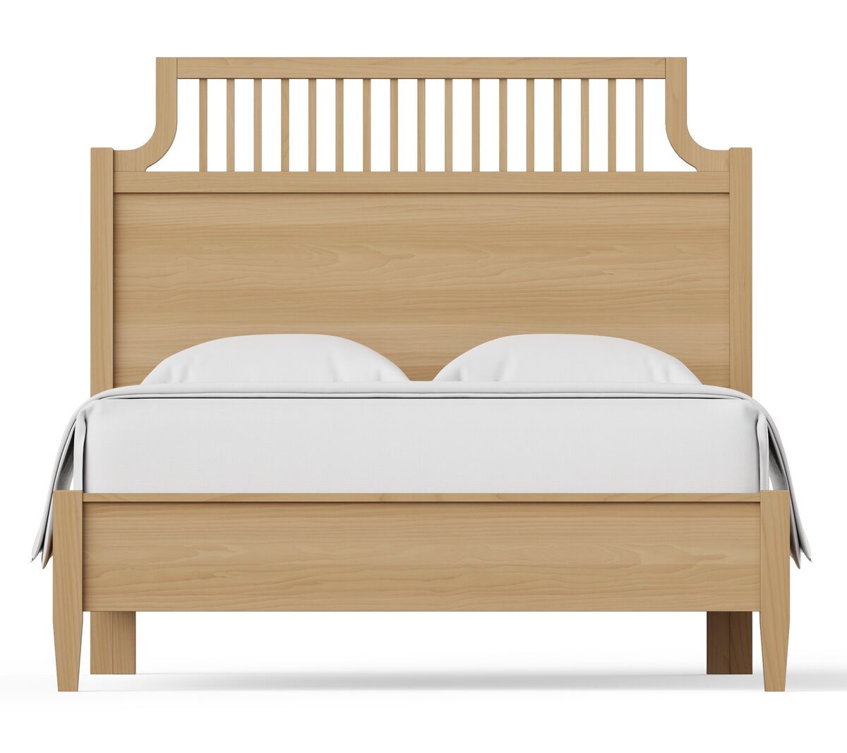 Pure Maple - Queen Garden Footboard - Natural Maple
