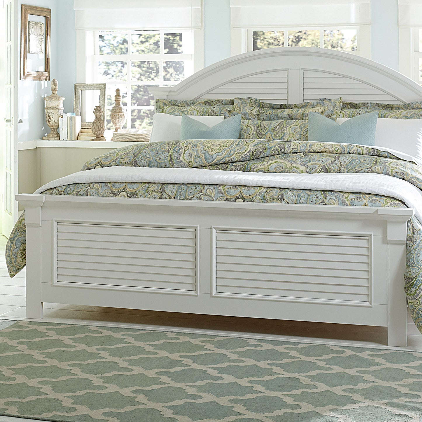 Summer House - King Panel Footboard - Oyster White