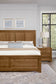 Crafted Cherry - Ben's Queen Plank Footboard - Medium Cherry