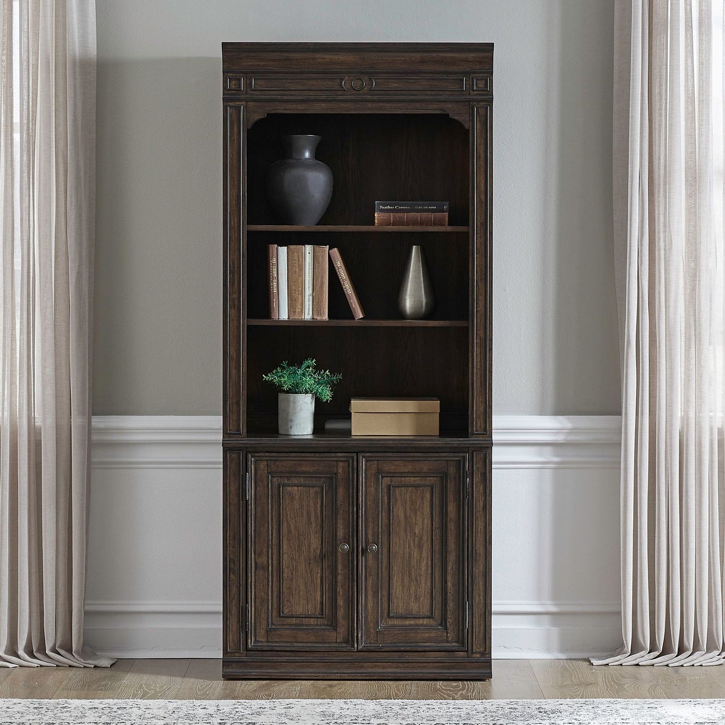 Providence Park - Bunching Bookcase - Chateau Brown