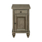 Americana Farmhouse - Chair Side Table - Dusty Taupe